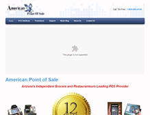 Tablet Screenshot of americanpointofsale.com